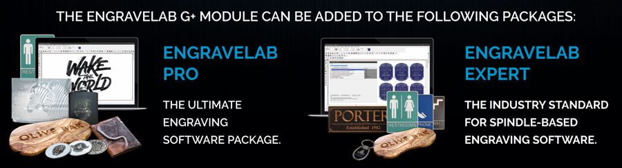 Promotional banner about the EngraveLab G+ Module.