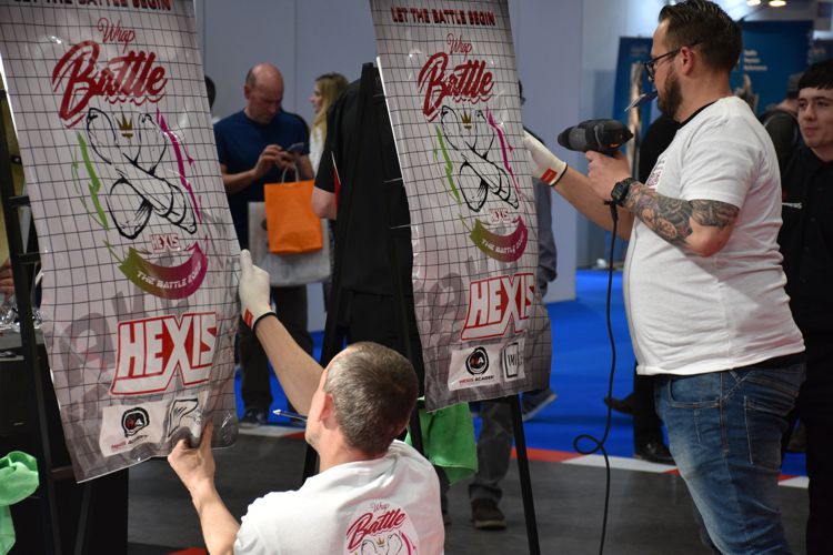 The Hexis Wrap Battle at UK Sign & Digital 2022