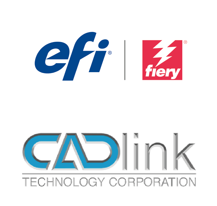 EFI Fiery and CADlink logos