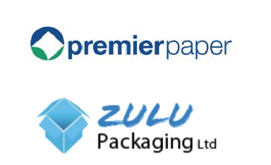 Premier Paper and Zulu Packaging logos