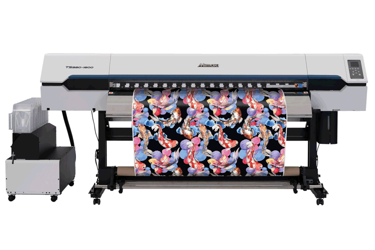 The new Mimaki TS330-1600 dye sublimation printer