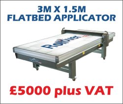 Rollover flatbed mounting and finishing table